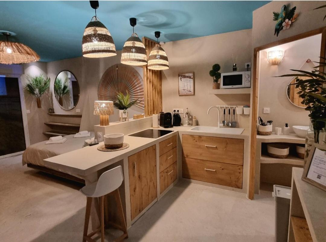 Les Spas De La Mer, Appart&Spa Aloha, 100M De La Plage, Plein Coeur Du Grau 르그로뒤후아 외부 사진