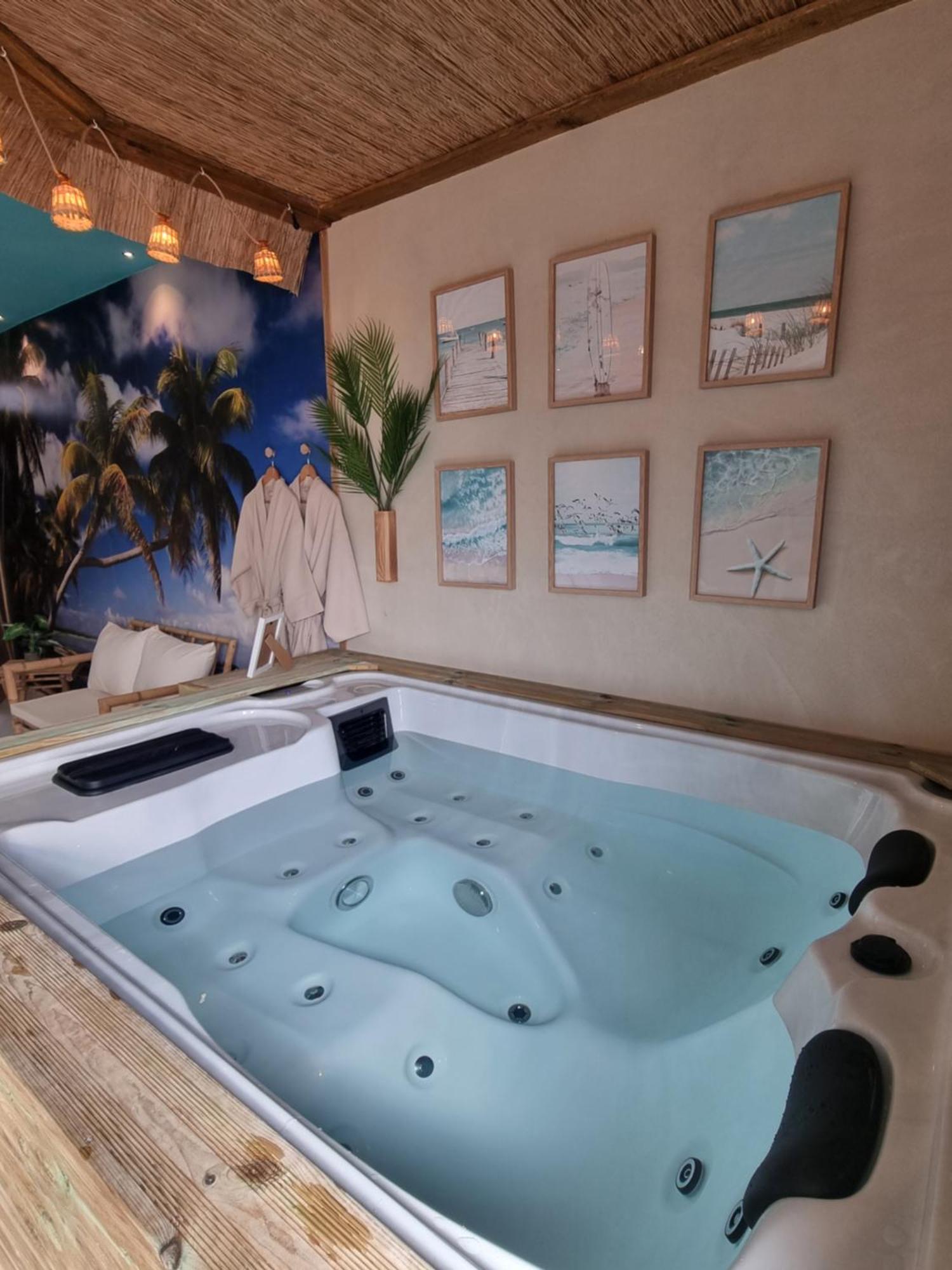 Les Spas De La Mer, Appart&Spa Aloha, 100M De La Plage, Plein Coeur Du Grau 르그로뒤후아 외부 사진