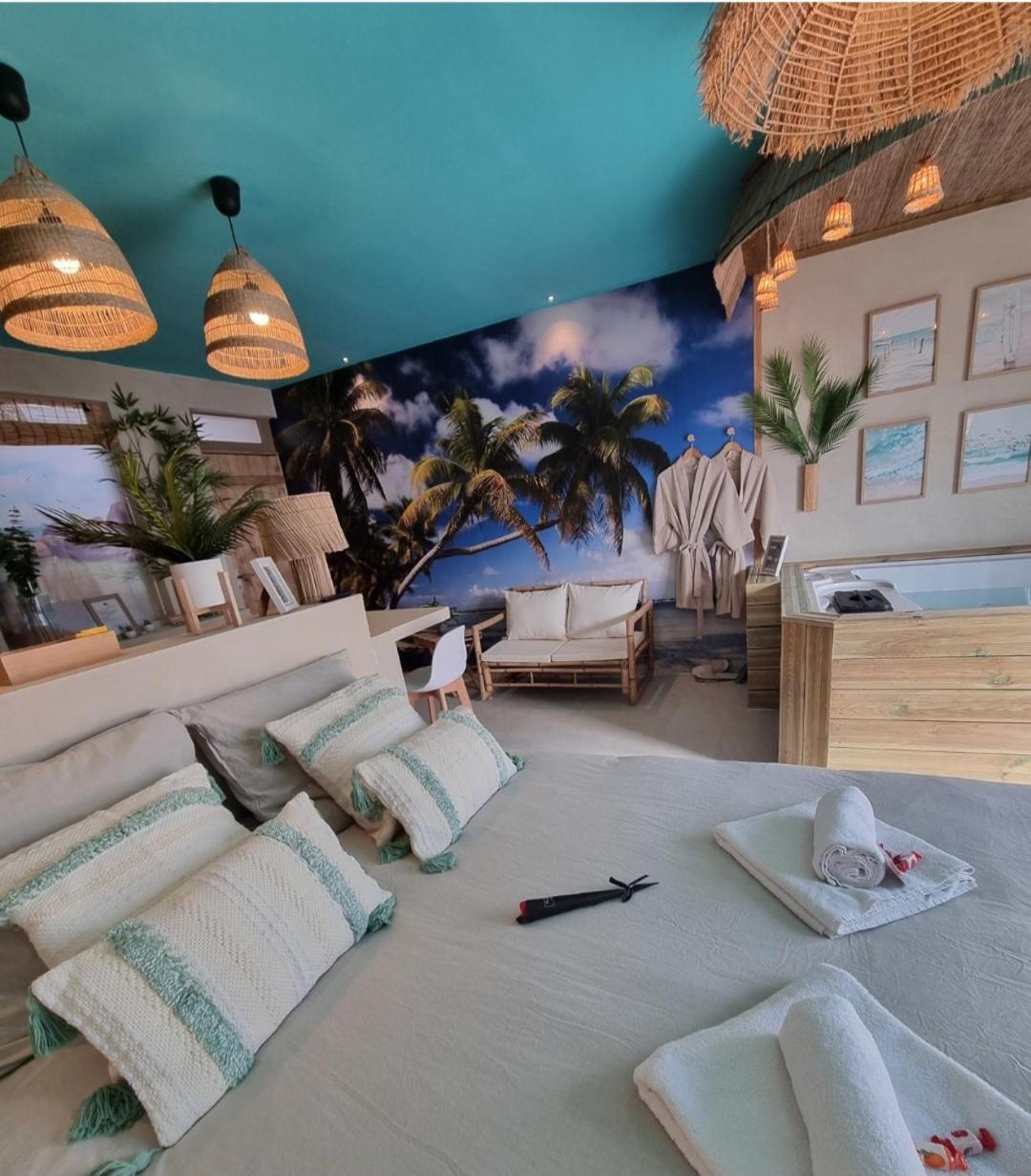 Les Spas De La Mer, Appart&Spa Aloha, 100M De La Plage, Plein Coeur Du Grau 르그로뒤후아 외부 사진