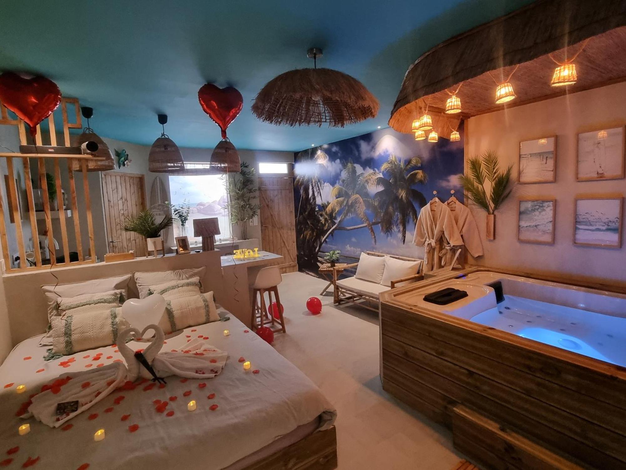 Les Spas De La Mer, Appart&Spa Aloha, 100M De La Plage, Plein Coeur Du Grau 르그로뒤후아 외부 사진