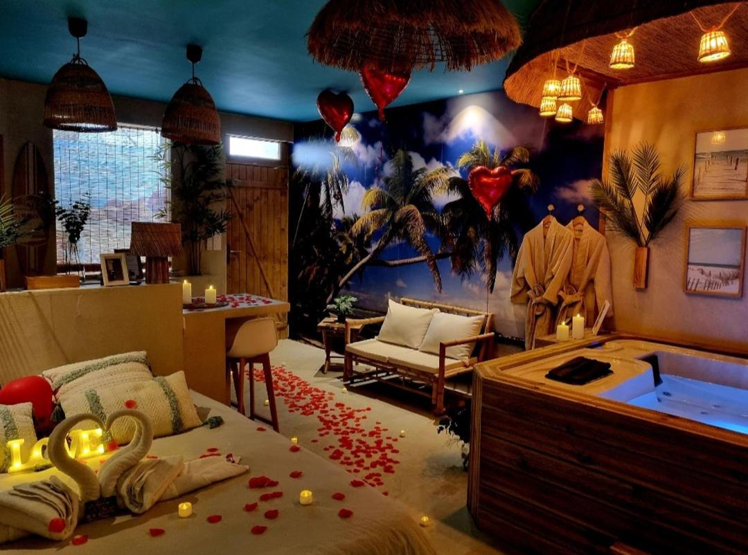 Les Spas De La Mer, Appart&Spa Aloha, 100M De La Plage, Plein Coeur Du Grau 르그로뒤후아 외부 사진