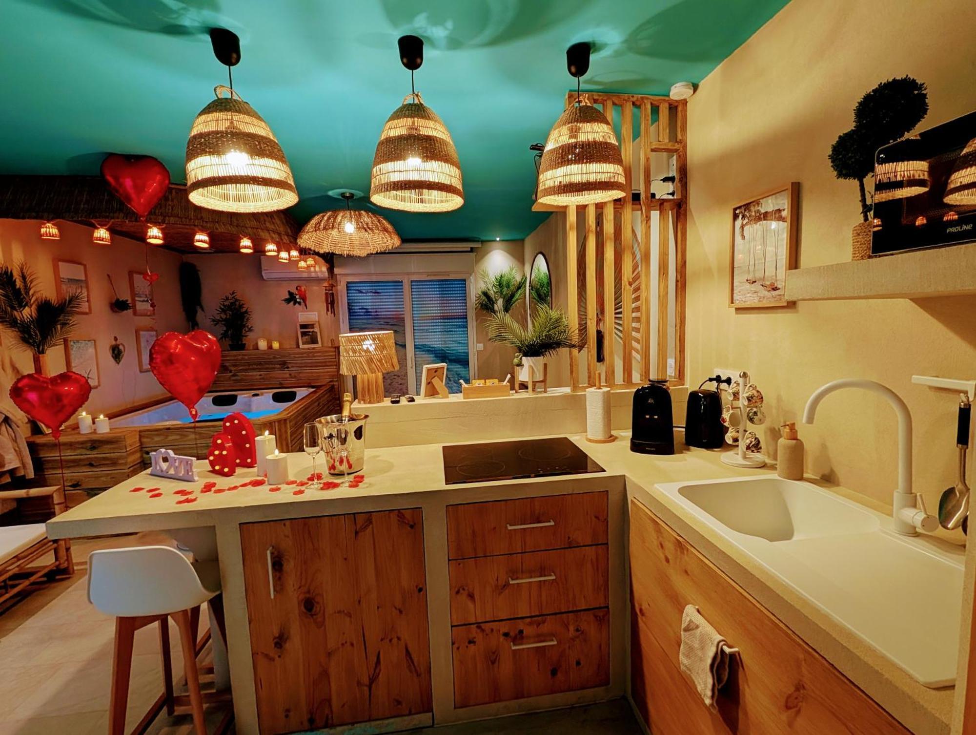 Les Spas De La Mer, Appart&Spa Aloha, 100M De La Plage, Plein Coeur Du Grau 르그로뒤후아 외부 사진
